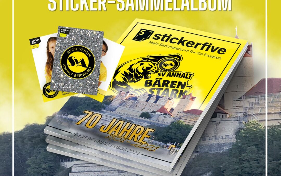 ‼️🏐Aufgepasst! SV Anhalt – Sticker – Aktion🏐‼️ Ab sofort erhältlich in der