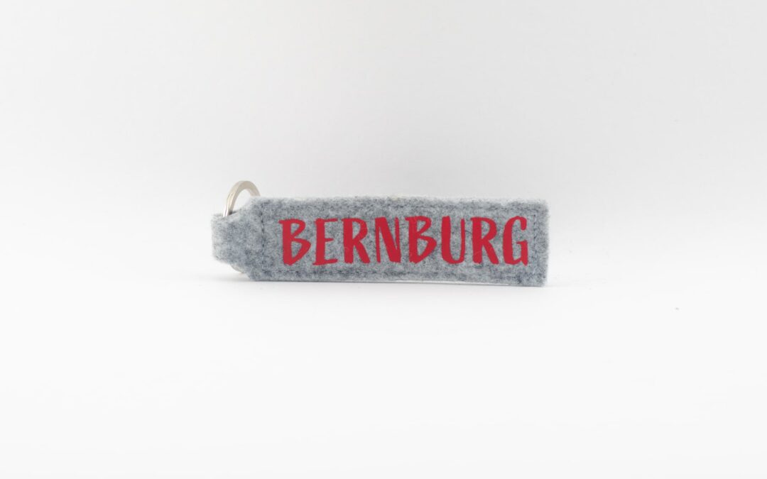 Bernburg Schlüsselanhänger Filz
