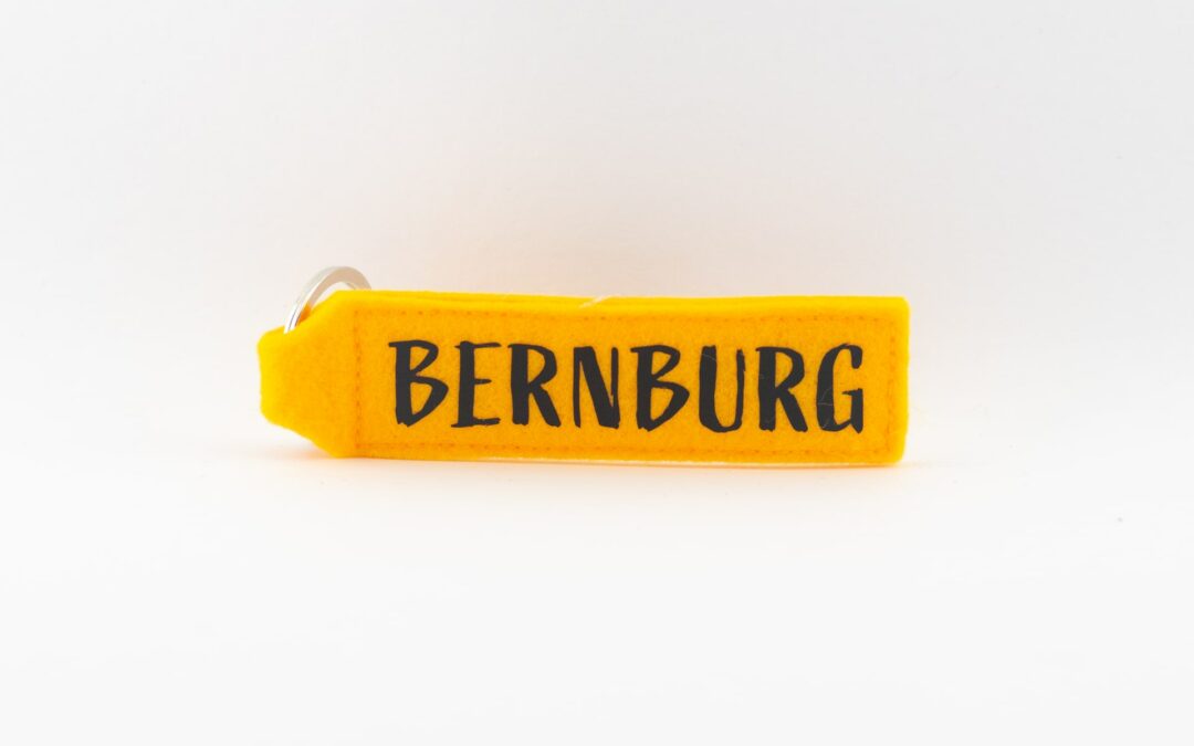 Bernburg Schlüsselanhänger Filz