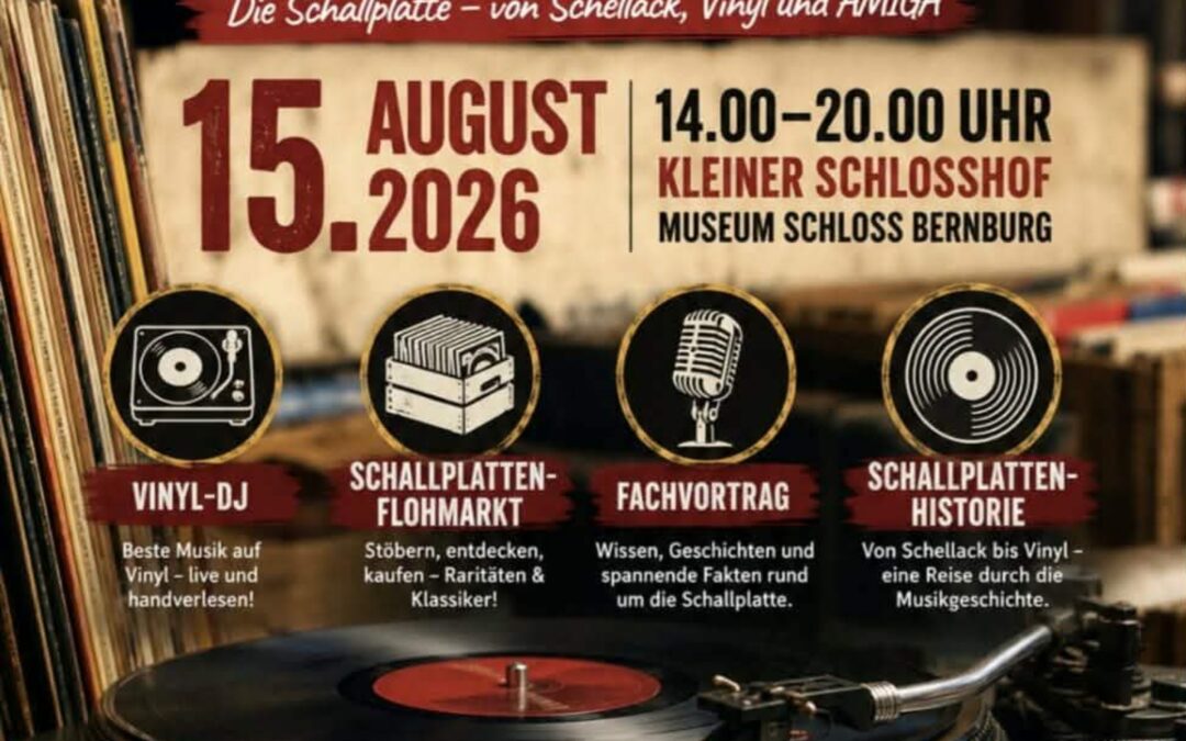 Vinyl-Fieber im Schlosshof – Bernburg feiert die Magie der schwarzen Scheibe