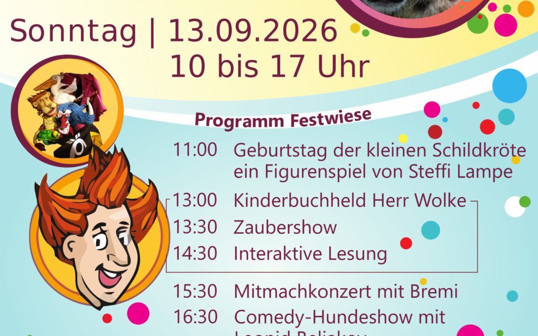 Tiergartenfest am 13. September: Ein tierisch schöner Familientag